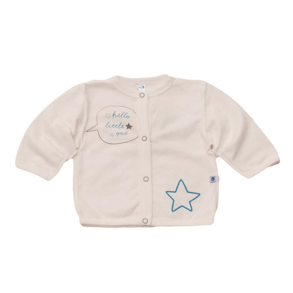 Blouse on the button with long sleeves for girls 0-6 months